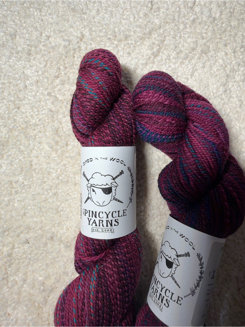 Spincycle Yarn-5 Skeins NWT